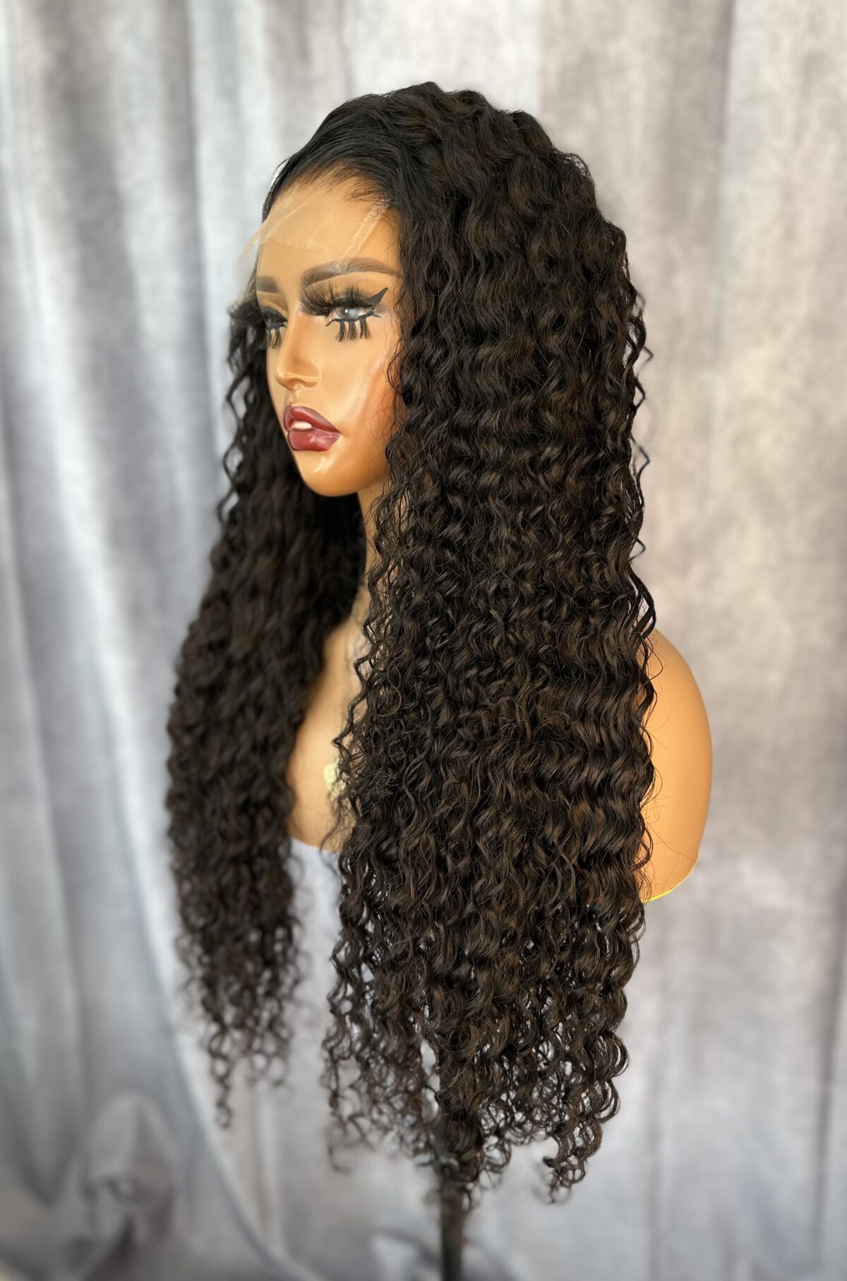 28 inch Glueless Deep Wave Wig