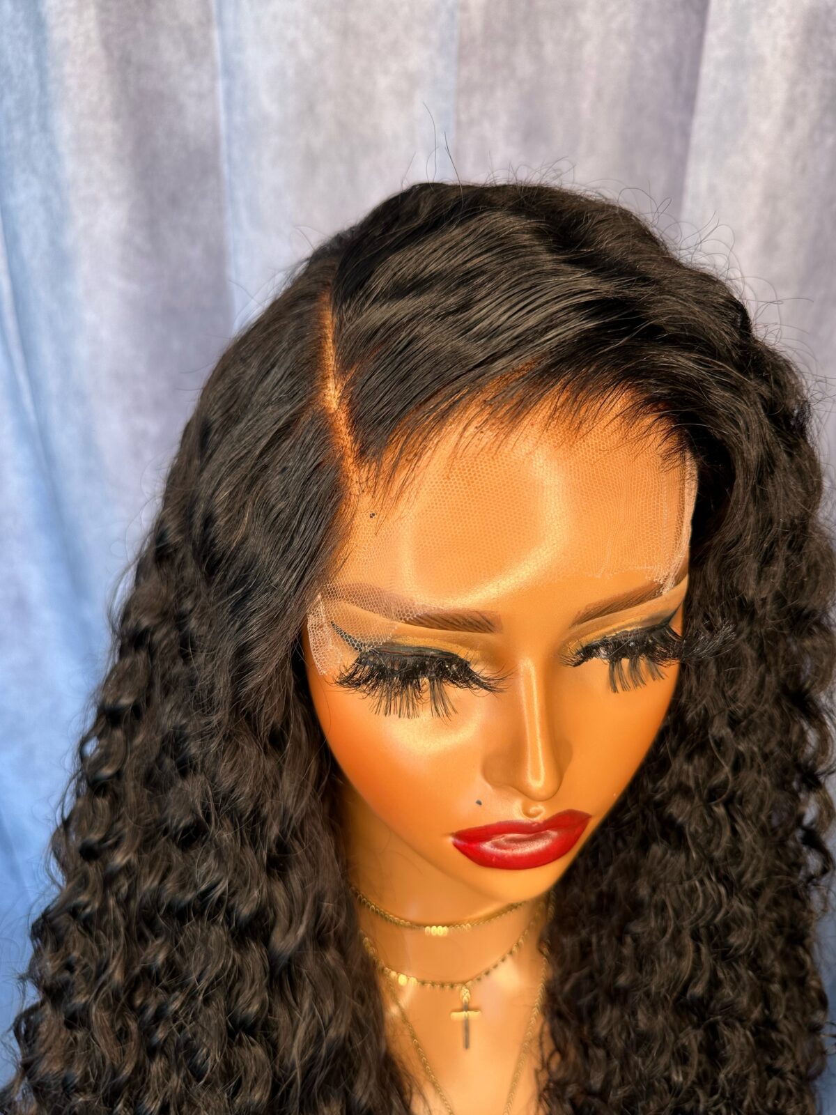 28 inch Glueless Deep Wave Wig
